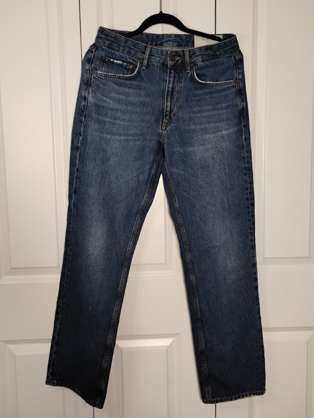 Rag & Bone Men's Dark Denim Blue Fit 4 Dark Wash Straight Leg Jeans Size 29x32